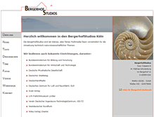 Tablet Screenshot of bergerhof-studios.de